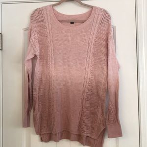 American Eagle Pink Ombré Sweater